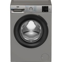Washing Machine Beko, Front Load, 8 kg, 1200 RPM, Steam, Inverter Motor, Grey - WFST86XS