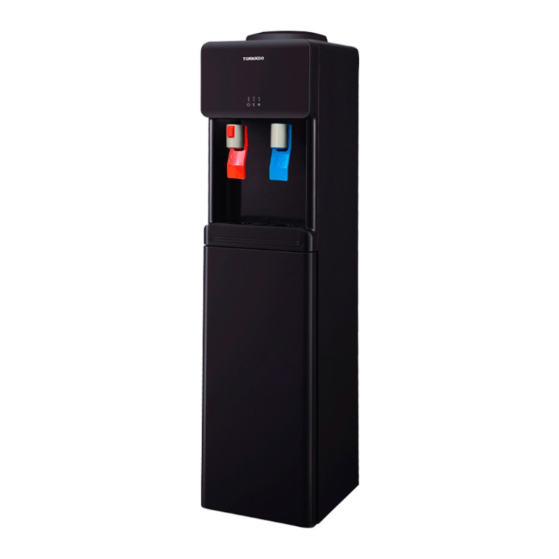 Water Dispenser Tornado, 2 Taps, Hot & Cold, Top Loading, Black - WDM-H30KSE-BK