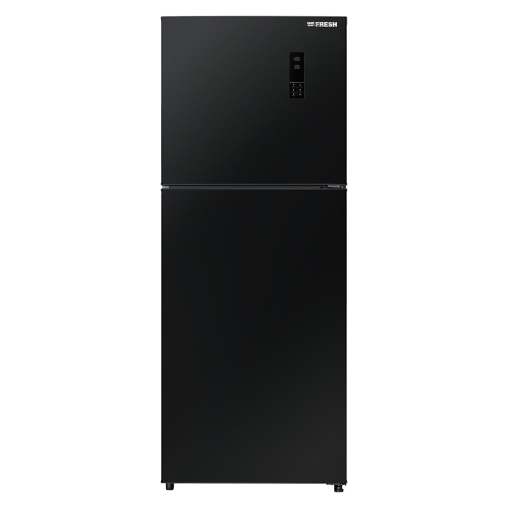 ثلاجة فريش، 397 لتر، نوفروست، ديجيتال، أسود ميرور - FNT-MS470LBM (FLD)