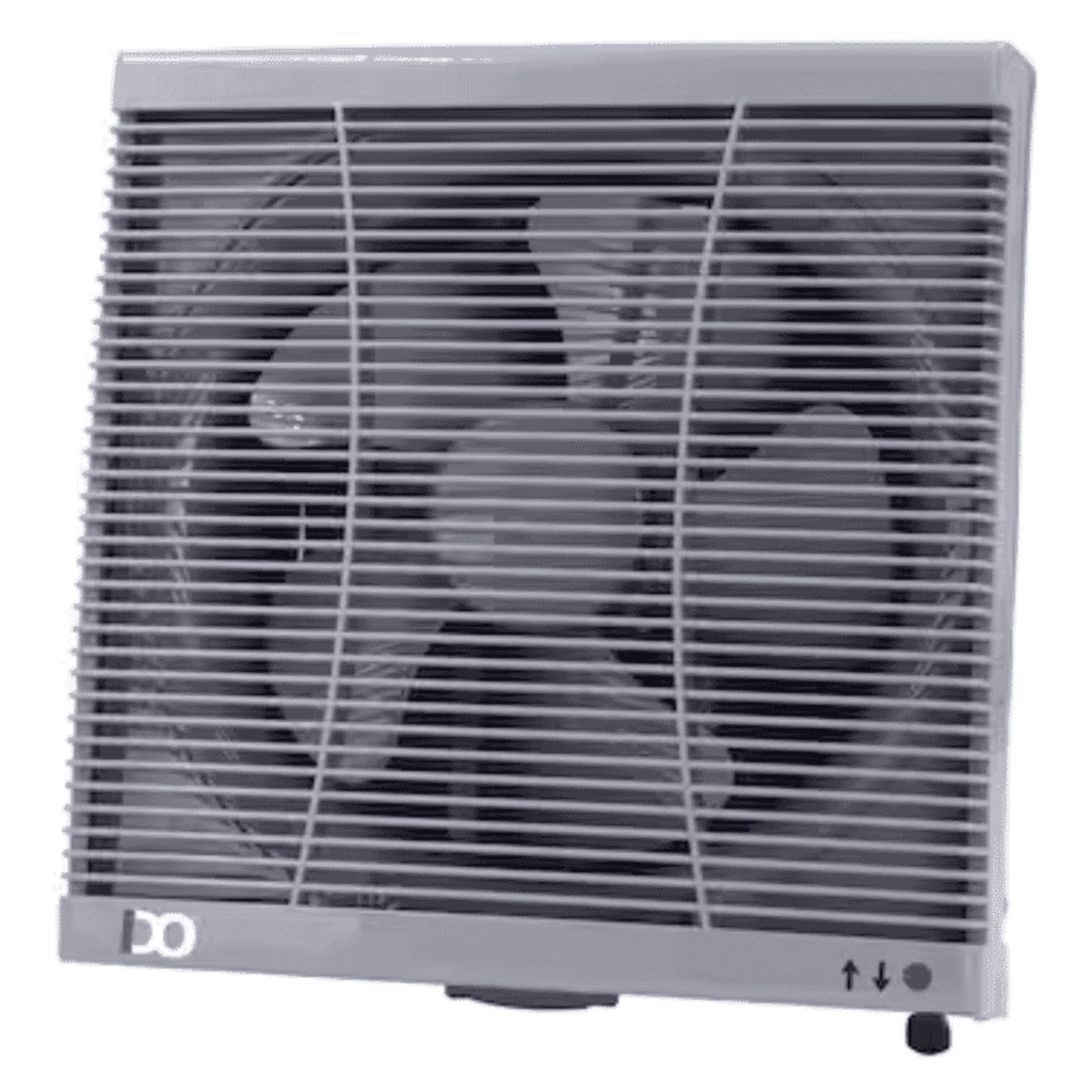 ‫شفاط حائط ايدو، 25 سم، اطار 30*30 سم، جسم معدن، شفط وطرد، رمادي - WVFM25-GRY‬