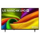 ‫شاشة ال جي، 50 بوصة، نانو 4K، ماجيك ريموت، ذكاء اصطناعي، موديل 2026، 4K، سمارت، ريسيفر داخلي - 50NU850B6LA‬