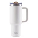 Insulated Stainless Steel Water Bottle Tank Quencher, 1200ml, 24-Hour Cold, BPA-Free, Cream