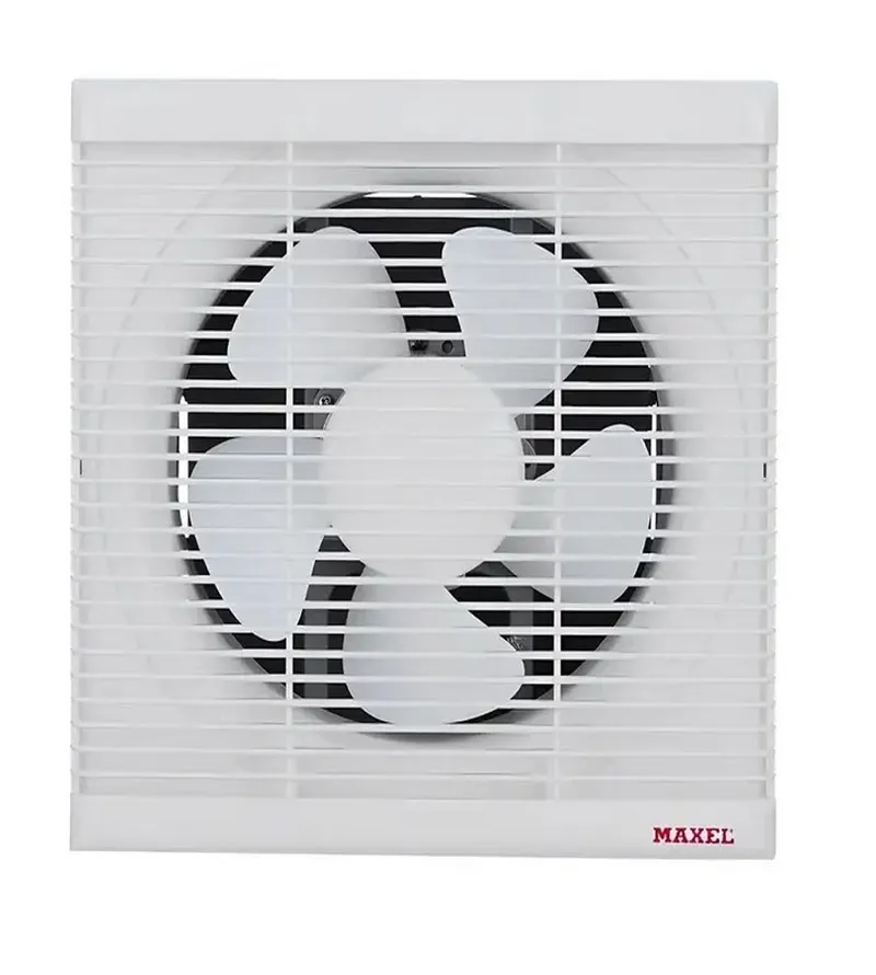 Ventilating Fan Maxell, 25cm, Frame 30×30cm, With Protection Net Cover, White - APB25-5A