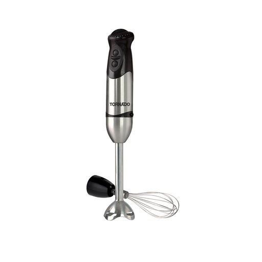 Hand Blender Tornado, 400W, Chopper, Whisk, Black - HB-400