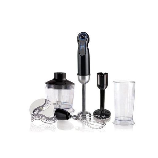 Hand Blender Tornado, 800W, Chopper, Whisk, Black - HB-800F