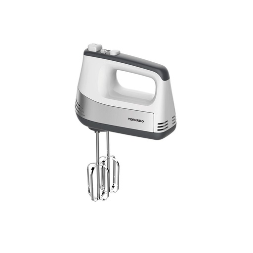 Hand Mixer Tornado, 500W, 5 Speeds, Turbo Speed, White - HM-500T