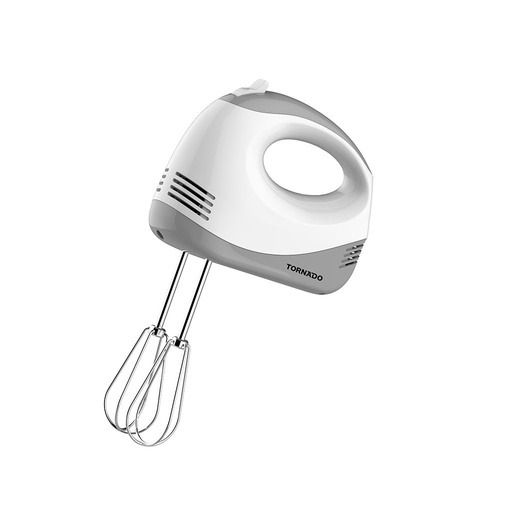 Hand Mixer Tornado, 120W, 5 Speeds, White - HM-120T