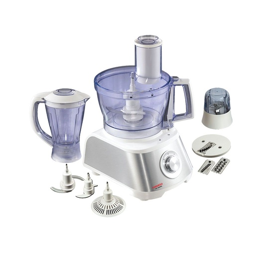 Food Processor Tornado, 1000W, 2L Bowl, 1.5L Jug, White - FP-1000SG