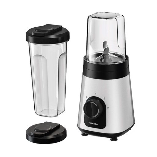 Electric Blender Tornado, 320W, 0.60L, Extra Jar 0.3L, White - PB-320T