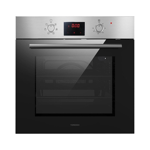 Built-in Oven Tornado, Full Electric, 60cm, 67L, Stainless Steel - EO-VT60CSU-S