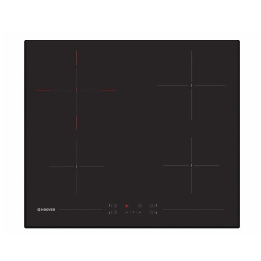 Built-in Gas Hob Hoover, 60 × 60 cm, 4 Burners, Black - HH64DB3T-EGY