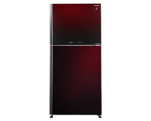 Refrigerator Sharp, Inverter No Frost, 450L, Glass Red - SJ-GV58G-RD