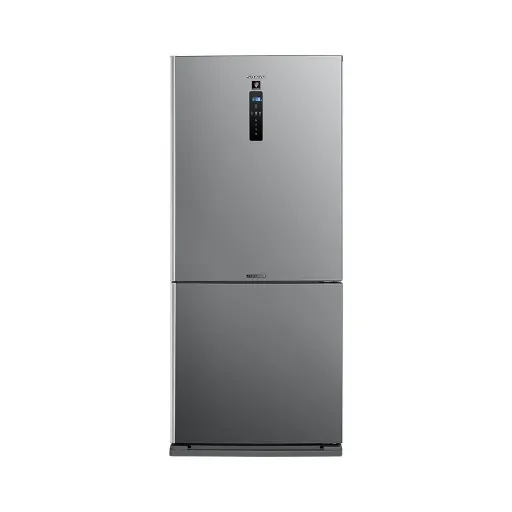 Refrigerator Sharp Inverter Digital Bottom Freezer 558 L, Dark Stainless - SJ-PV73K-DST