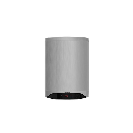 Electric Water Heater Tornado, 50L, Digital Display, Enamel, Silver - TEEE-50DS