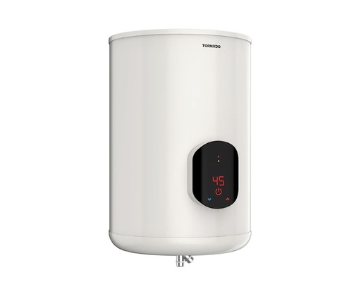 Electric Water Heater Tornado, 55L, Stainless Steel Tank, Digital Display, Off White - EWH-S55CSE-F