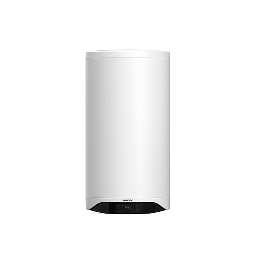 Electric Water Heater Tornado, 80L, Enamel, Digital Display, White - TEEE-80DW