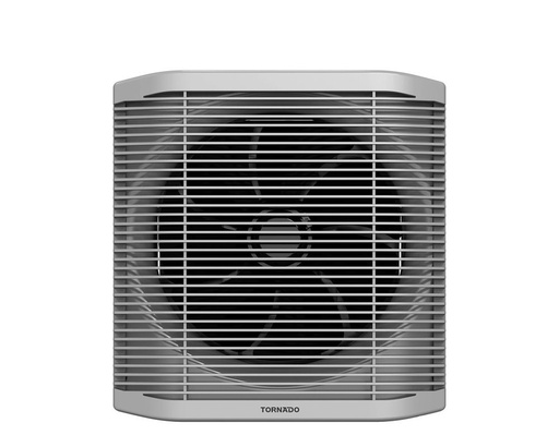 Ventilating Fan Tornado, 20cm, Frame 25×25cm, Protection and Privacy Net, Black × Gray - TVS-20BG