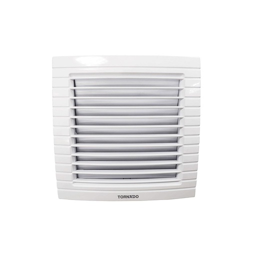 Bathroom Exhaust Fan Tornado, 10 cm, Protection and Privacy Grille, White - TVG-10QW