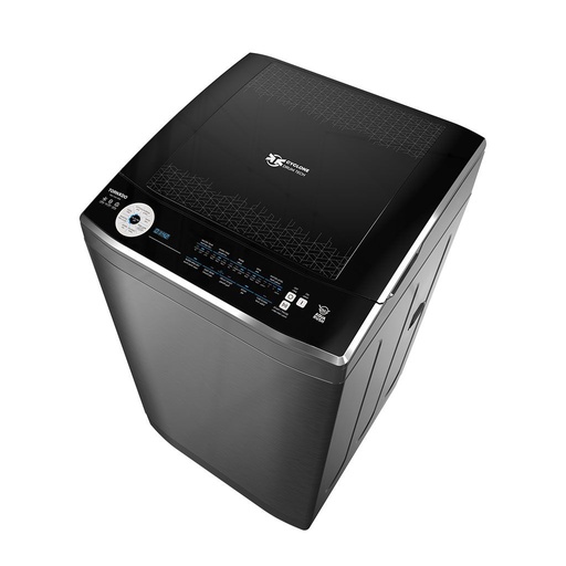 Automatic Washing Machine Tornado, Top Load, 13kg, Pump, Dark Silver - TWE-TLN13RDS
