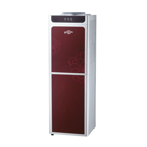 Water Dispenser Bergen, Hot & Cold, Top Loading, with Cabinet, Red - BYB 87 RED