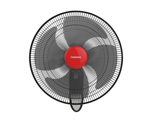 Wall Fan Tornado, 18 inch, 4 Blades, Remote Control, Black - EPS-18R