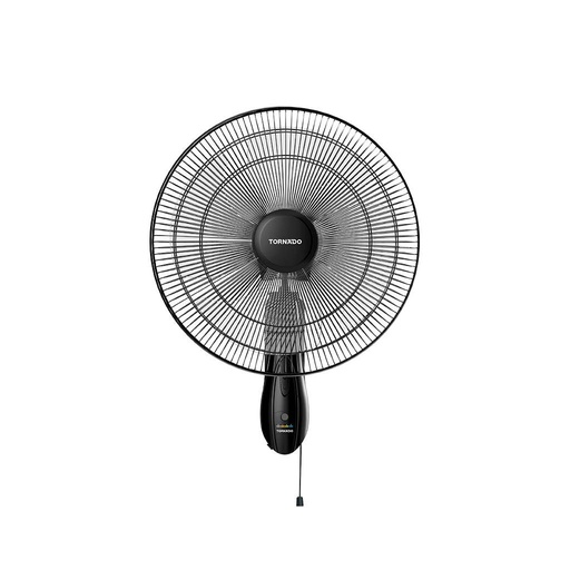 Wall Fan Tornado, 16 inch, 4 Blades, Black - TWF-16