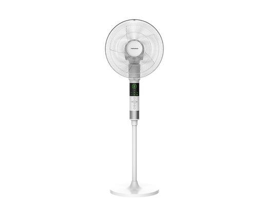 Stand Fan Tornado, 16 inch, 5 Blades, 360 Degree, Remote Control, White - EFS-360/903GW