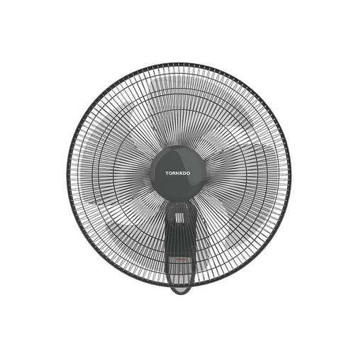Wall Fan Tornado, 18 inch, 4 Blades, Remote Control, Dark Gray - EPS-18RG