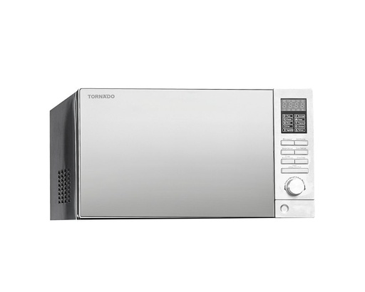 Grill Microwave Tornado, 25L, 900W, 10 Menus, Silver - MOM-C25BBE-S