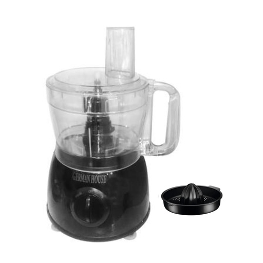 Food Processor German House, 1000W with Juicer, Black