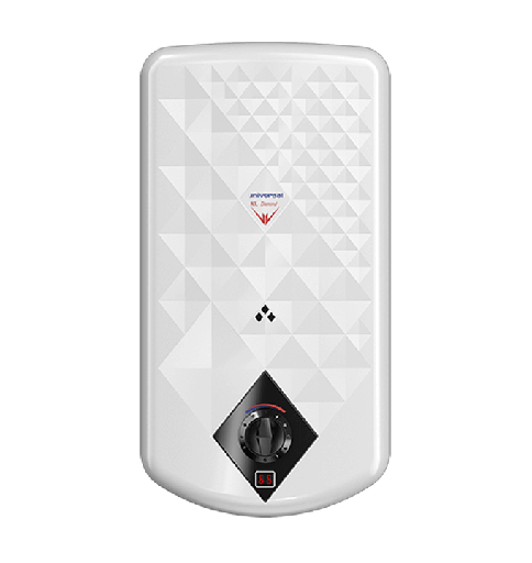 Gas Water Heater Universal, 10 L, Digital, with Adapter, White - Diamond