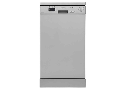 Dishwasher Ocean, 10 Place Settings, 45 cm, 4 Programs, Digital, Silver - ODX454DVS