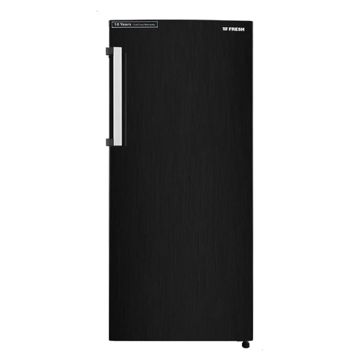 Upright Freezer Fresh, 250L, 5 Drawers, External Handle, No Frost, Black - FNU-L250BC
