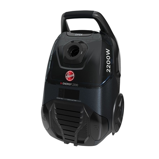 Bagged Vacuum Cleaner Hoover, 2200W, HEPA Filter, Black - TTELA2200PRE