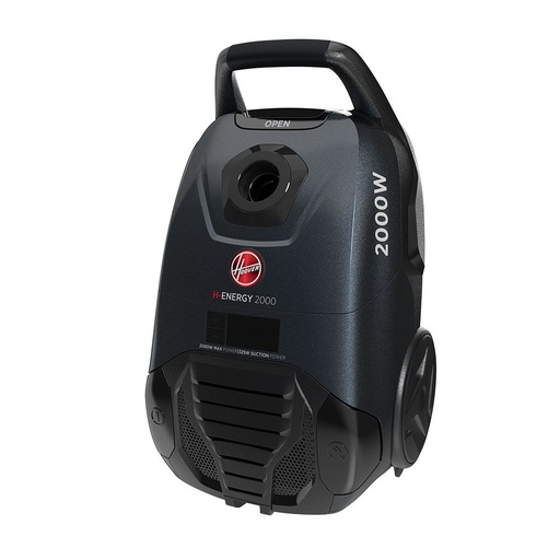 Bagged Vacuum Cleaner Hoover, 2000W, HEPA Filter, Black - TTELA2000BSC
