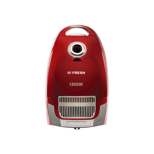 Bagged Vacuum Cleaner Fresh, 1800W, Red - Volcano