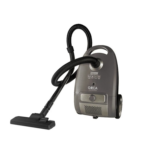Bagged Vacuum Cleaner Orka, 2100W, Gray