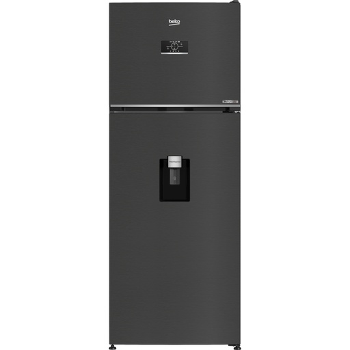 Refrigerator Beko, Inverter, No Frost, 477L, Water Dispenser, Digital, Dark Stainless - B3RDNE500LXBR