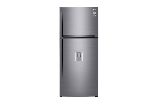 Refrigerator LG, Inverter, No Frost, 509L, With Ice Dispenser, Digital, Stainless - GN-F722HLHL