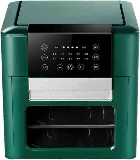 Air Fryer Silver Crest, 12L, 3000W, Digital, Green - SC-5800