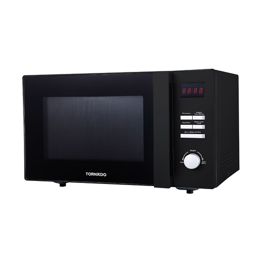 Solo Microwave Tornado, 25L, 900W, 8 Menus, Black - TMD-25SE-BK