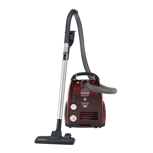 Bagged Vacuum Cleaner Hoover, 2300W, HEPA Filter, Red - TC5235020