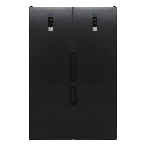 Refrigerator Ocean, Twins, 682 L, Digital, Black - CNFR410TDXBA + CNFL410TDXBA