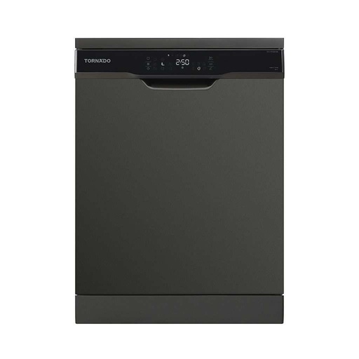 Dishwasher Tornado, 12 Place Settings, 60 cm, 8 Programs, Digital, Black - TDV-FN128CBK