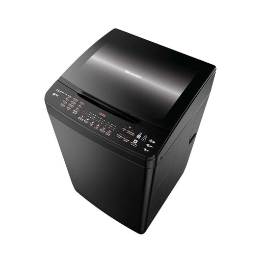 Automatic Washing Machine Sharp, Top Load, 15kg, Inverter, Pump, Black - ES-TD15GBKP