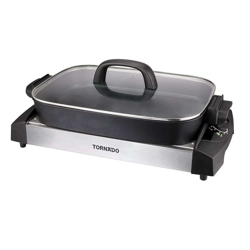 Electric Grill Tornado, 1500W, Black × Stainless Steel - TCS-1500