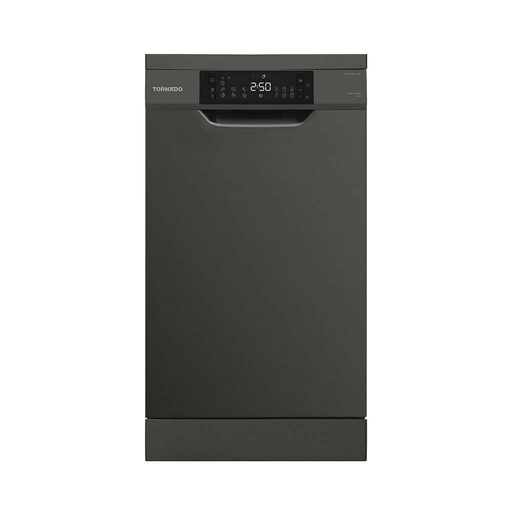 Dishwasher Tornado, 10 Place Settings, 45 cm, 7 Programs, Digital, Black - TDV-FN107CBK
