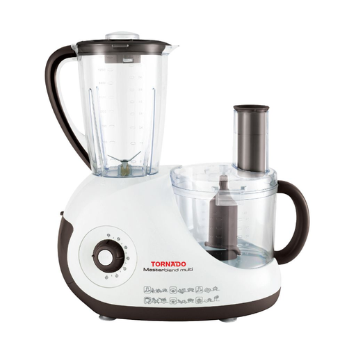 Food Processor Tornado, 750W, 2L Bowl with 1.5L Jug, White - FP-9300GL