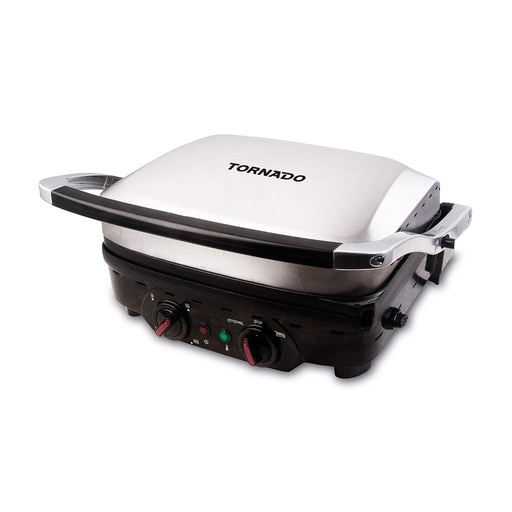 Electric Grill Tornado, 1800W, 180 Degrees, Black × Stainless - TCOOK-1800