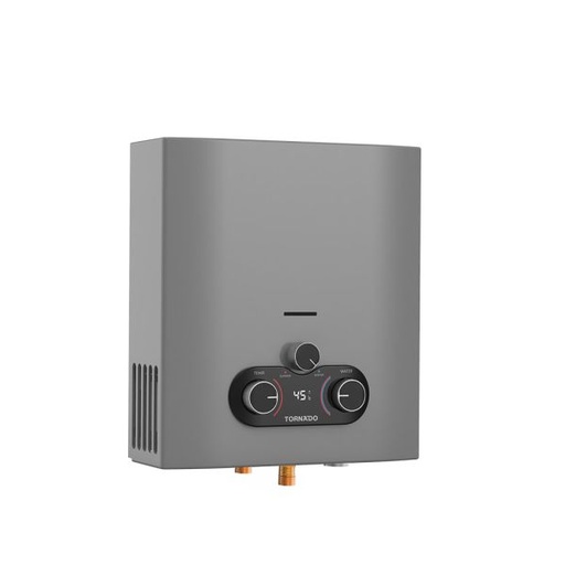 Gas Water Heater Tornado, 6L, Natural Gas, Ventless, Multi-Power, Silver - GHE-MP6SN-S
